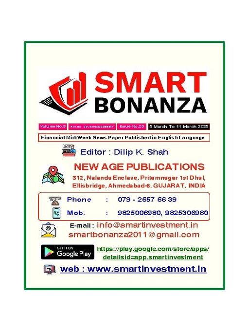 Title details for Smart Bonanza Financial Weekly English by New Age Publications Pvt. Limited - Available